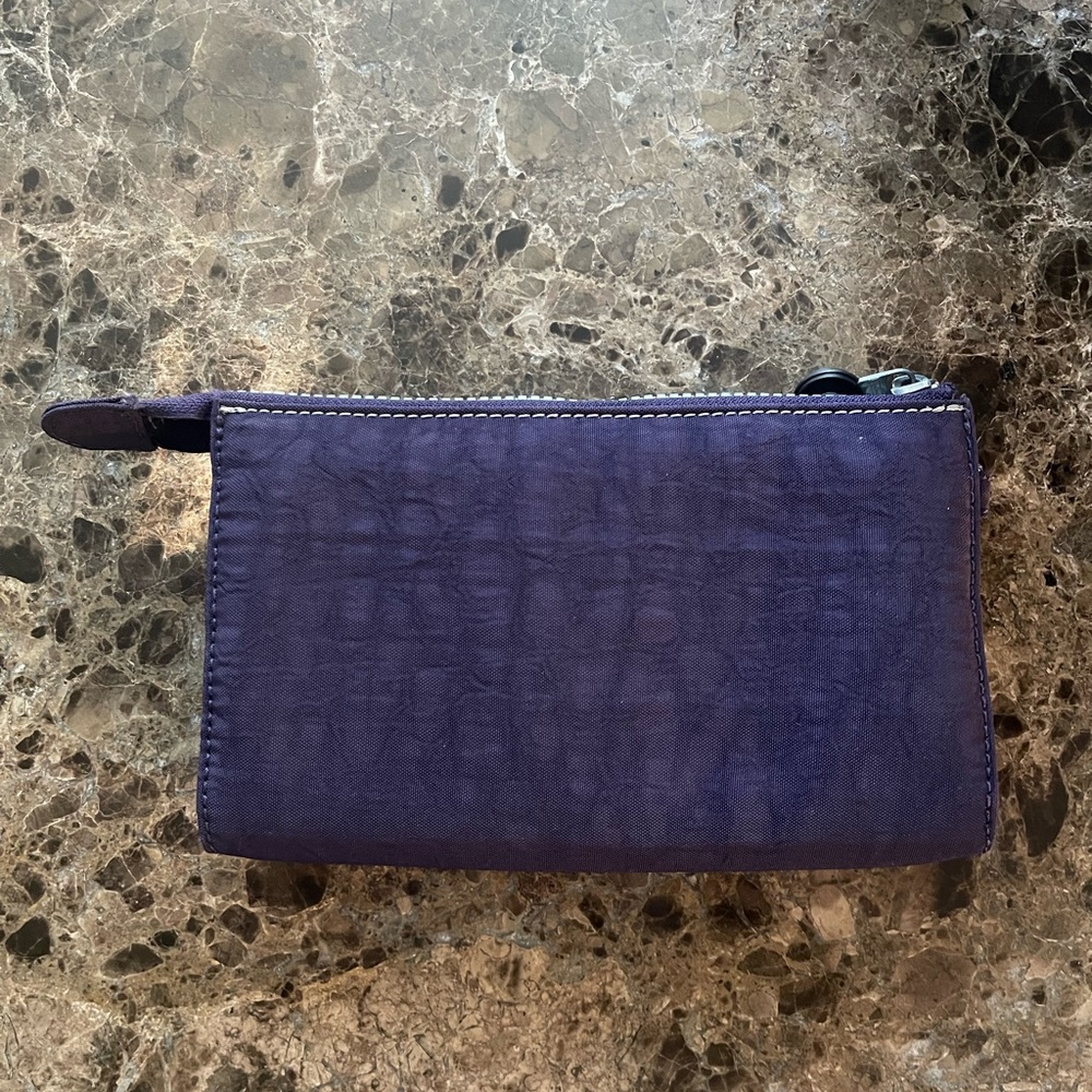 Kipling Dark Purple Clutch Wallet - Picture 2 of 12